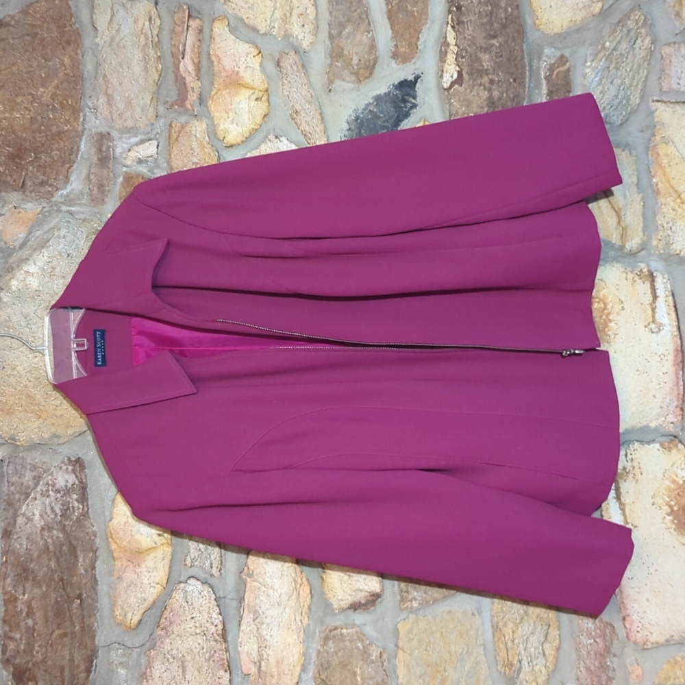 Karen Scott Women's Purple Jacket